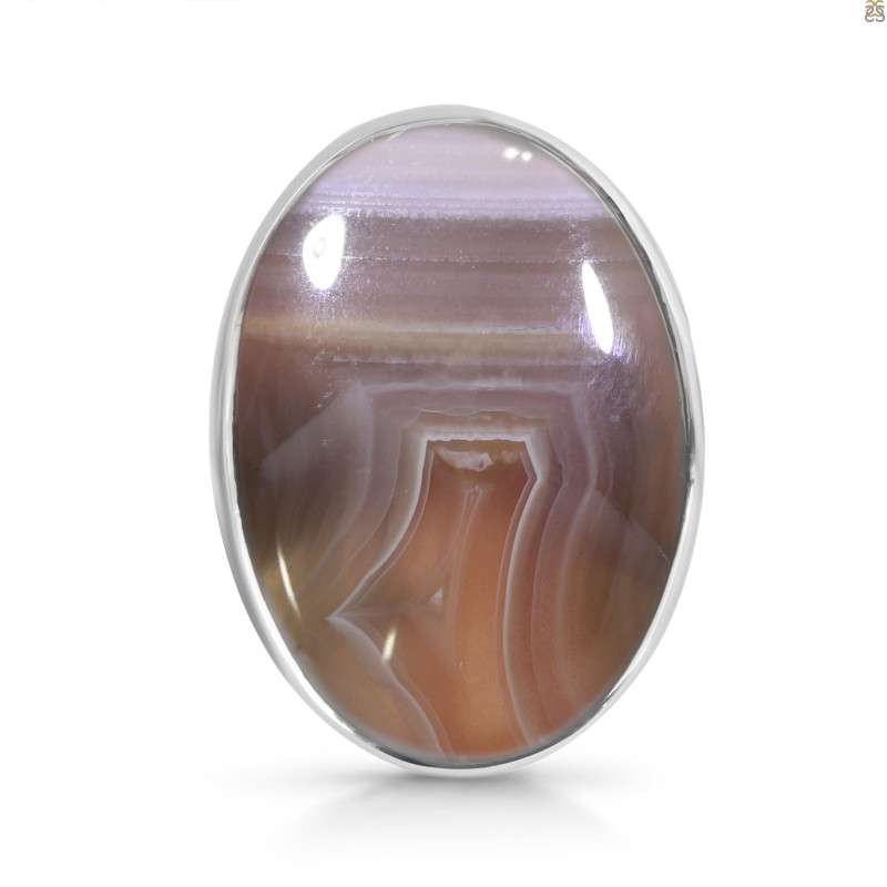 Red Botswana Agate Adjustable Ring-ADJ-R RBA-2-11