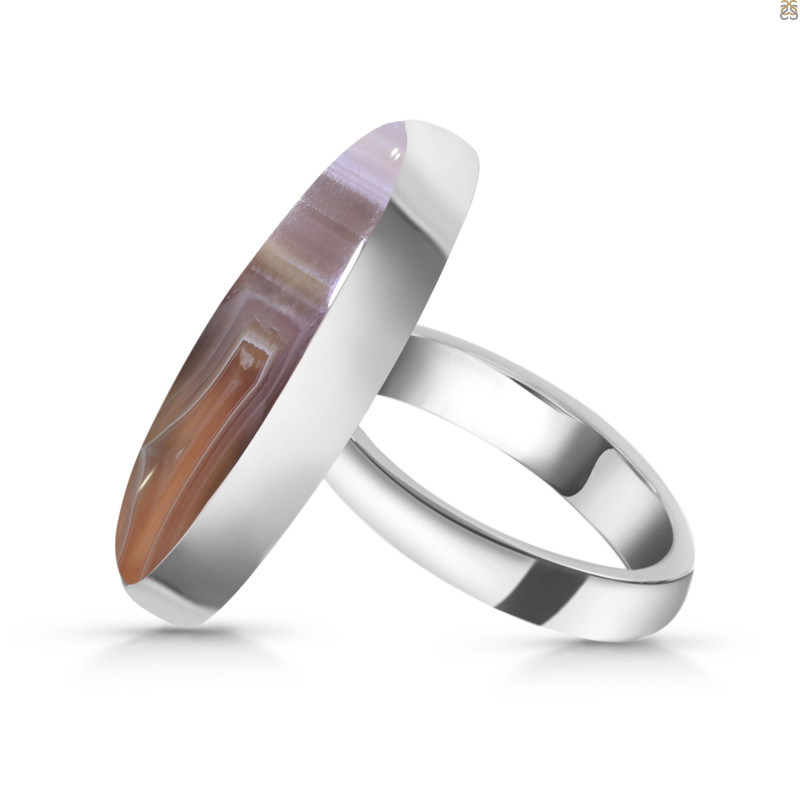 Red Botswana Agate Adjustable Ring-ADJ-R RBA-2-11