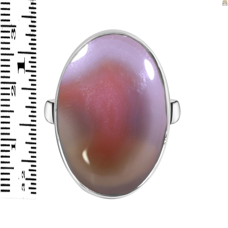 Red Botswana Agate Adjustable Ring-ADJ-R RBA-2-13