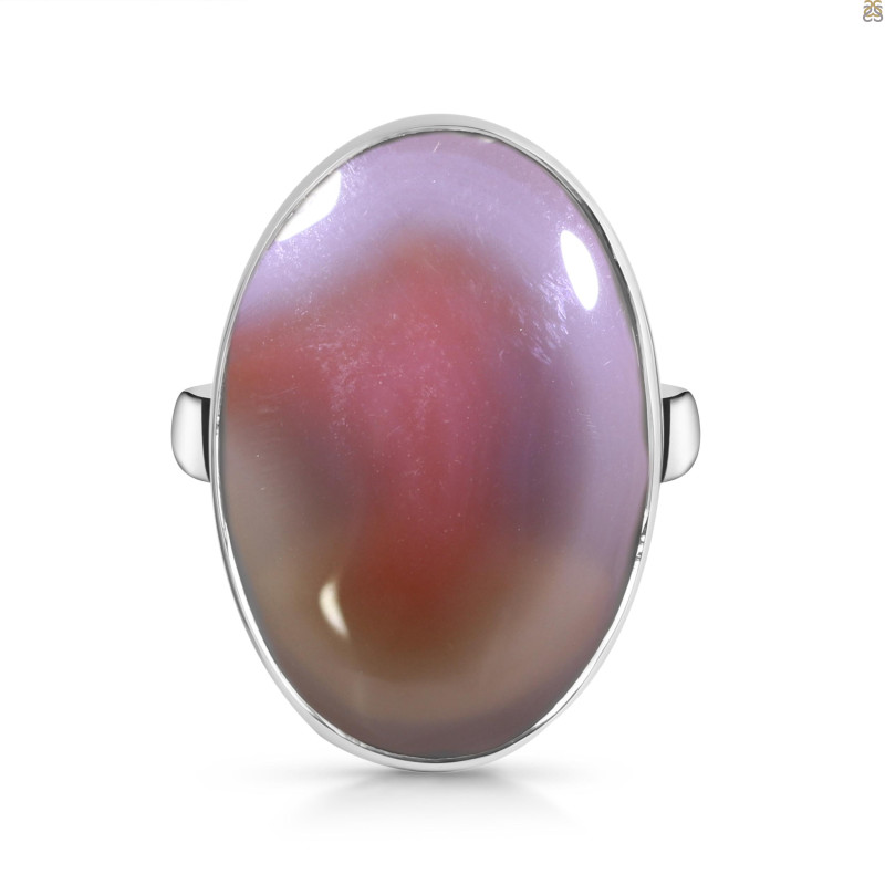 Red Botswana Agate Adjustable Ring-ADJ-R RBA-2-13