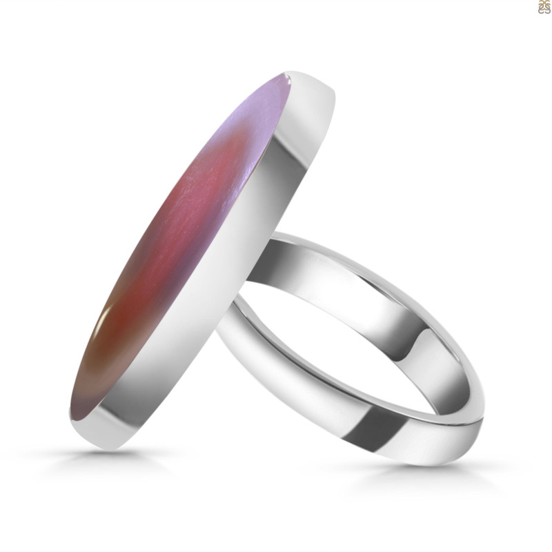 Red Botswana Agate Adjustable Ring-ADJ-R RBA-2-13