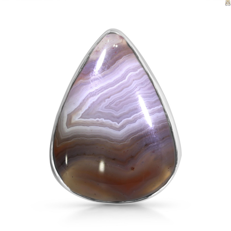 Red Botswana Agate Adjustable Ring-ADJ-R RBA-2-14