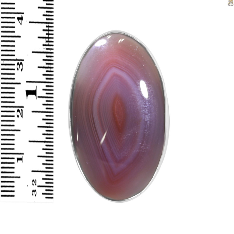 Red Botswana Agate Adjustable Ring-ADJ-R RBA-2-17