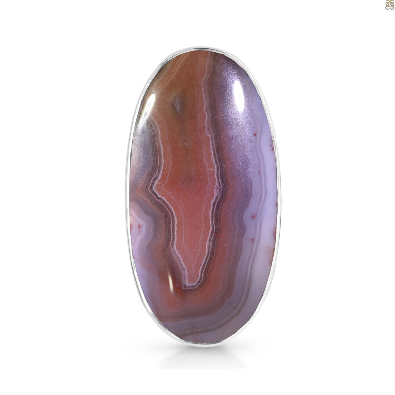 Red Botswana Agate Adjustable Ring-ADJ-R RBA-2-20