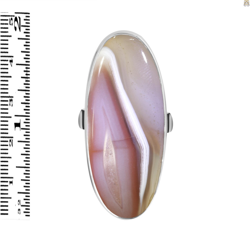 Red Botswana Agate Adjustable Ring-ADJ-R RBA-2-21