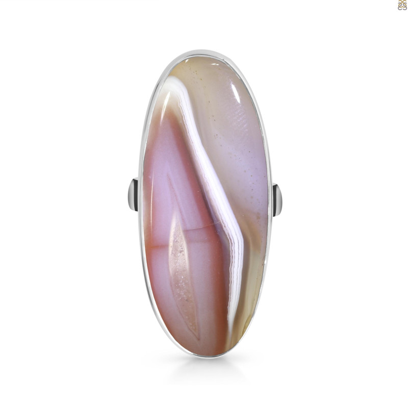 Red Botswana Agate Adjustable Ring-ADJ-R RBA-2-21