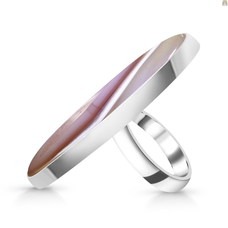Red Botswana Agate Adjustable Ring-ADJ-R RBA-2-21