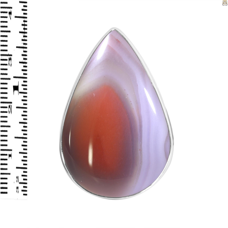 Red Botswana Agate Adjustable Ring-ADJ-R RBA-2-24