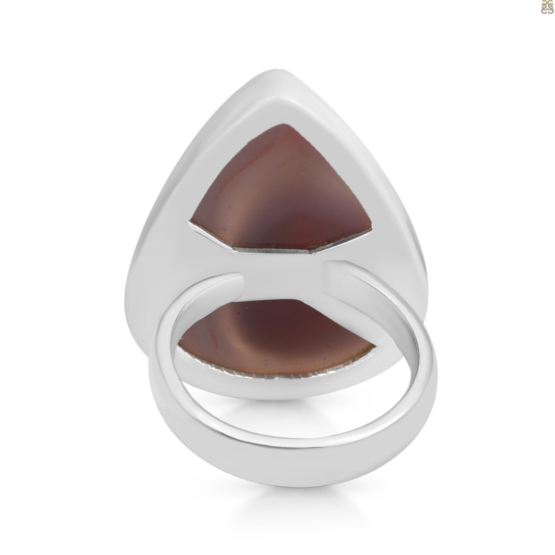 Red Botswana Agate Adjustable Ring-ADJ-R RBA-2-24