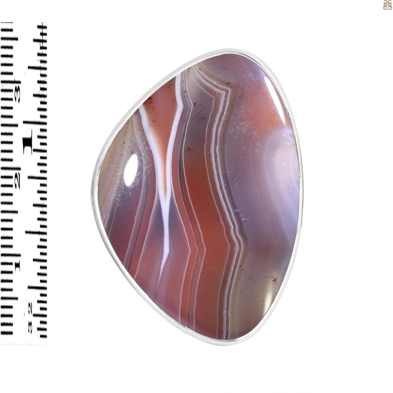 Red Botswana Agate Adjustable Ring-ADJ-R RBA-2-27