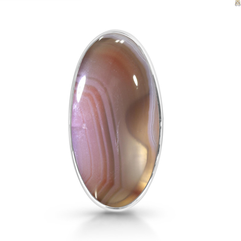 Red Botswana Agate Adjustable Ring-ADJ-R RBA-2-28