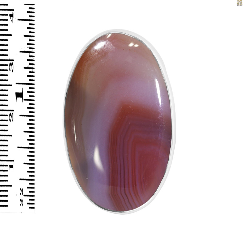 Red Botswana Agate Adjustable Ring-ADJ-R RBA-2-31