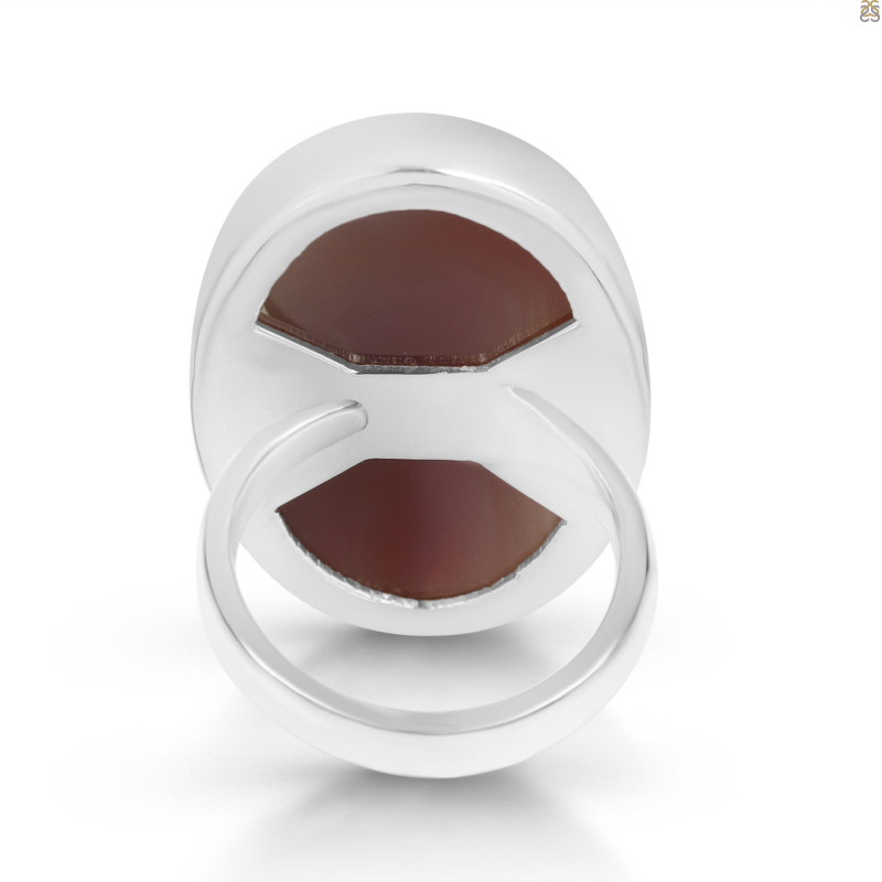 Red Botswana Agate Adjustable Ring-ADJ-R RBA-2-31