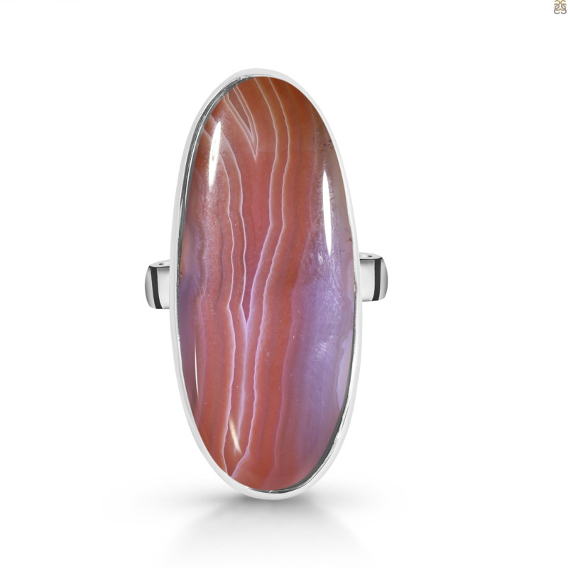 Red Botswana Agate Adjustable Ring-ADJ-R RBA-2-35