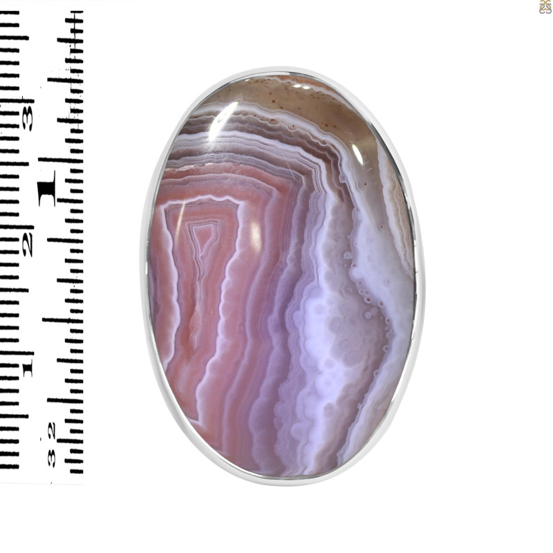 Red Botswana Agate Adjustable Ring-ADJ-R RBA-2-38