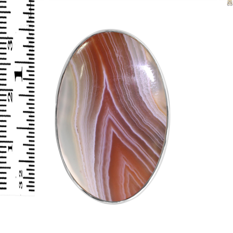 Red Botswana Agate Adjustable Ring-ADJ-R RBA-2-4