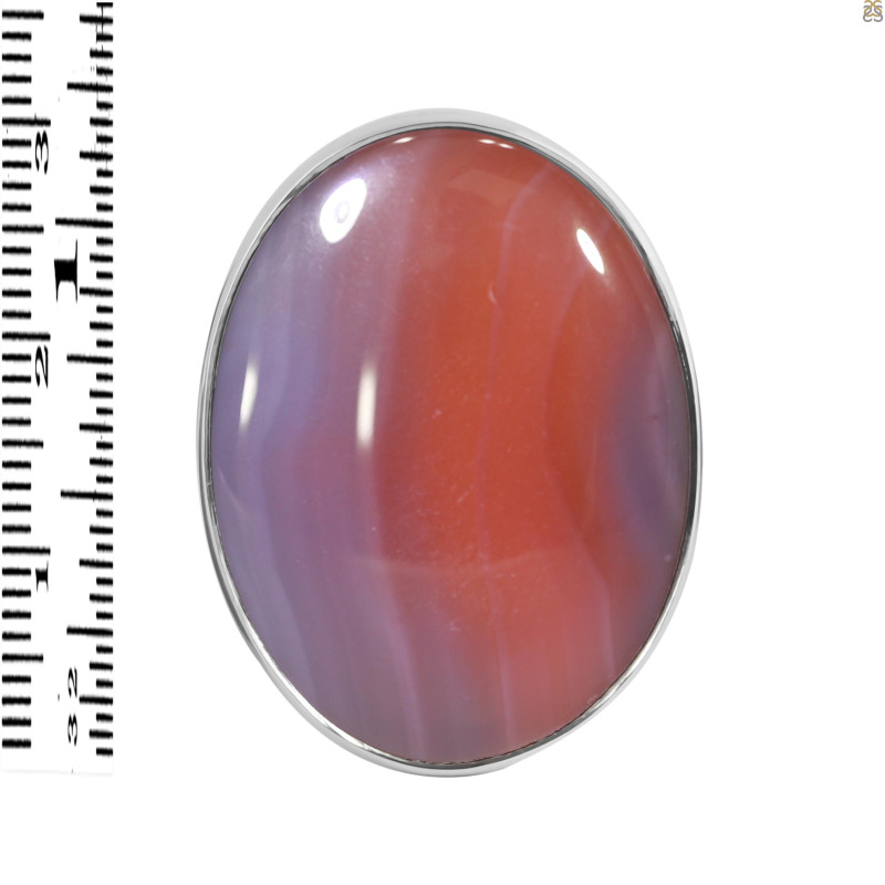 Red Botswana Agate Adjustable Ring-ADJ-R RBA-2-41