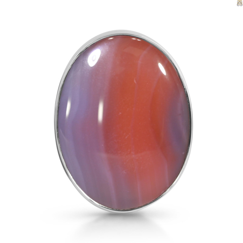 Red Botswana Agate Adjustable Ring-ADJ-R RBA-2-41