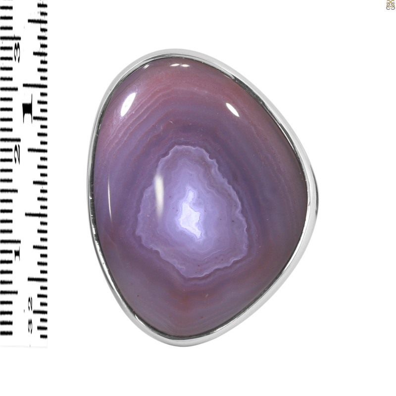 Red Botswana Agate Adjustable Ring-ADJ-R RBA-2-44