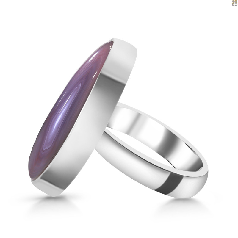 Red Botswana Agate Adjustable Ring-ADJ-R RBA-2-44