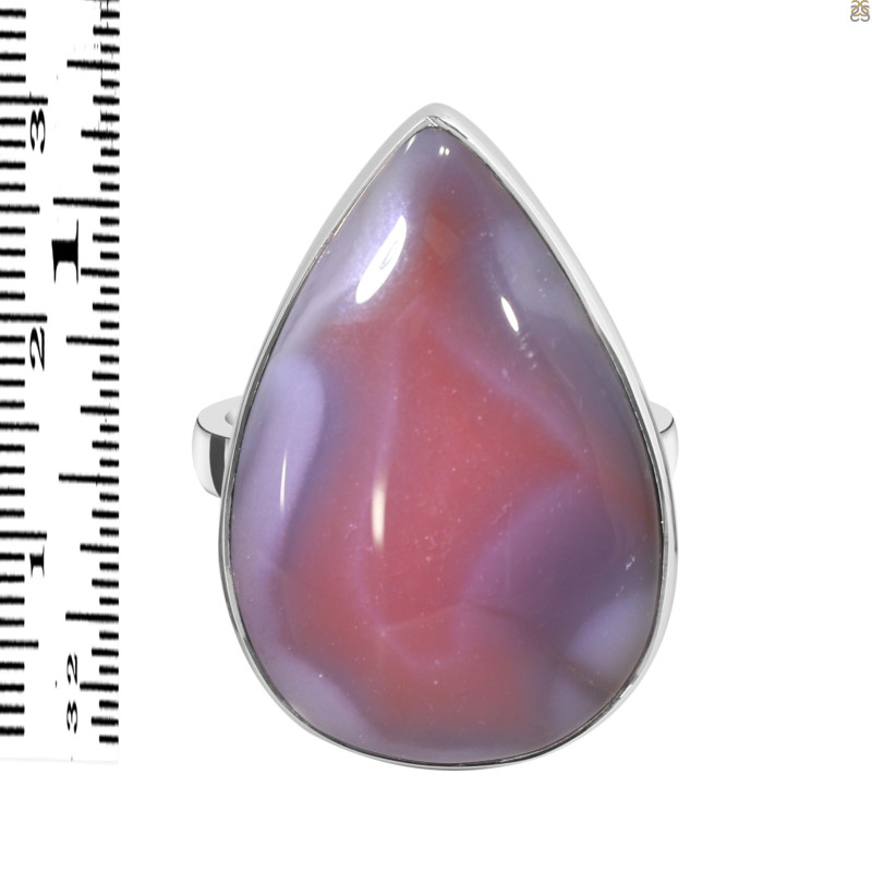 Red Botswana Agate Adjustable Ring-ADJ-R RBA-2-45