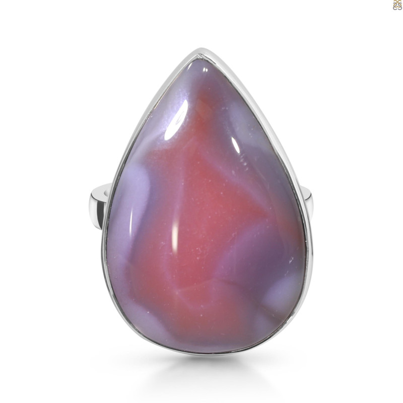Red Botswana Agate Adjustable Ring-ADJ-R RBA-2-45