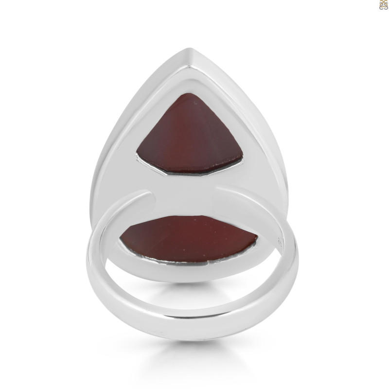Red Botswana Agate Adjustable Ring-ADJ-R RBA-2-45