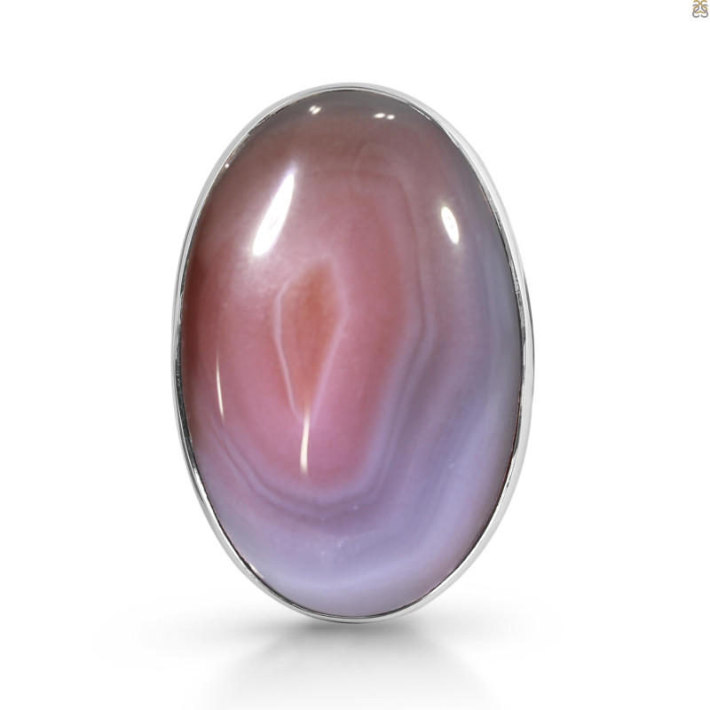 Red Botswana Agate Adjustable Ring-ADJ-R RBA-2-46