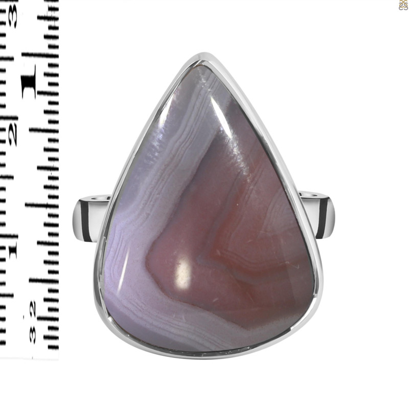 Red Botswana Agate Adjustable Ring-ADJ-R RBA-2-51