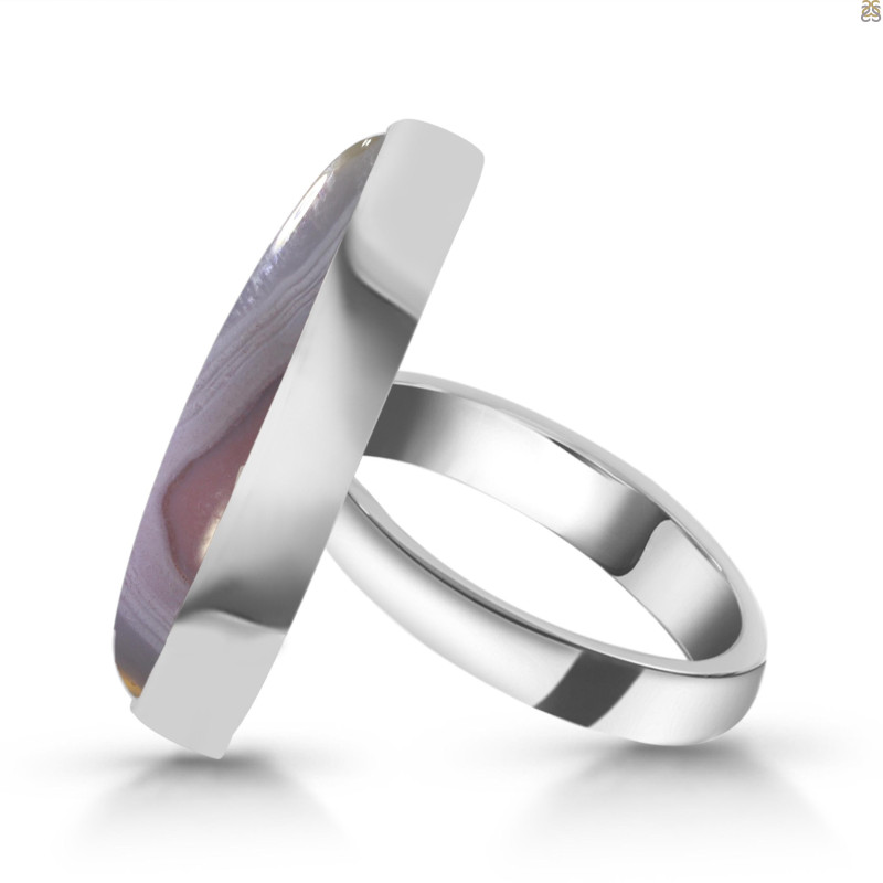 Red Botswana Agate Adjustable Ring-ADJ-R RBA-2-51