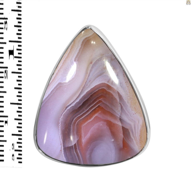 Red Botswana Agate Adjustable Ring-ADJ-R RBA-2-53