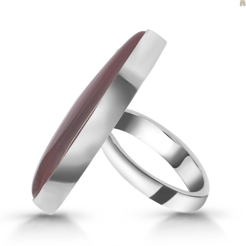 Red Botswana Agate Adjustable Ring-ADJ-R RBA-2-54