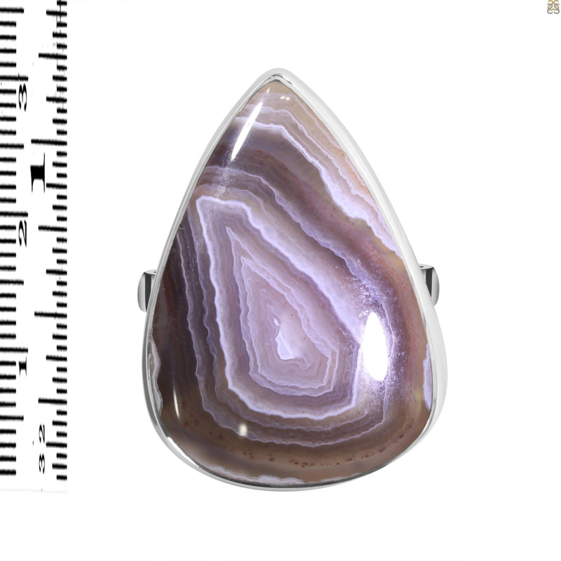 Red Botswana Agate Adjustable Ring-ADJ-R RBA-2-56