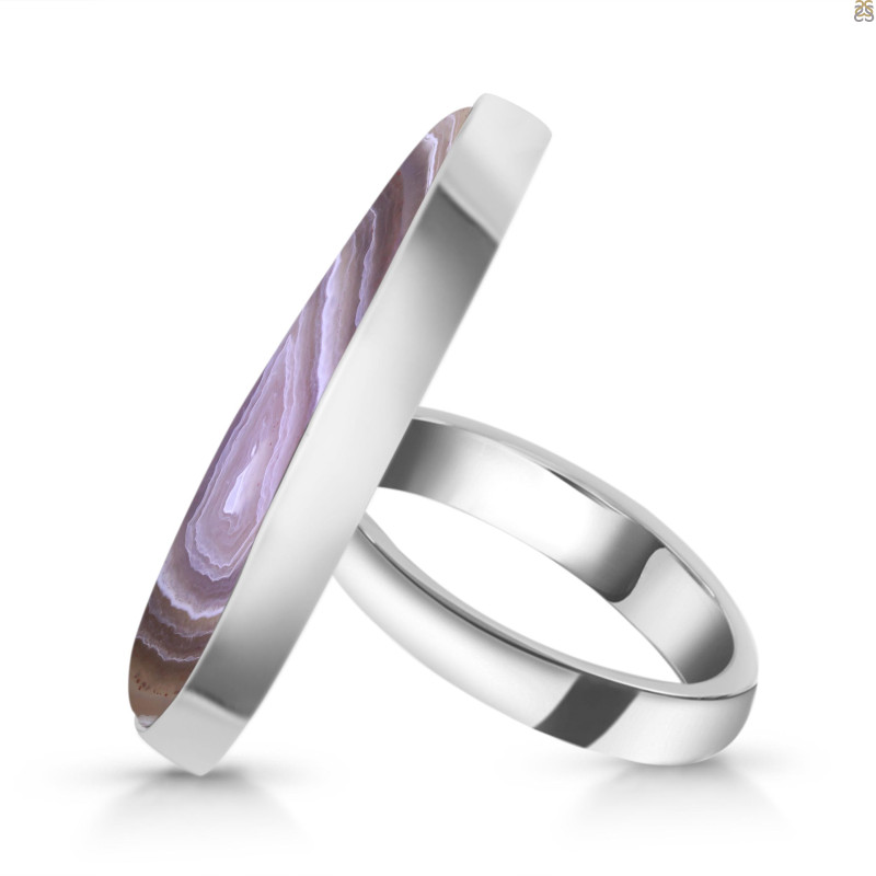 Red Botswana Agate Adjustable Ring-ADJ-R RBA-2-56