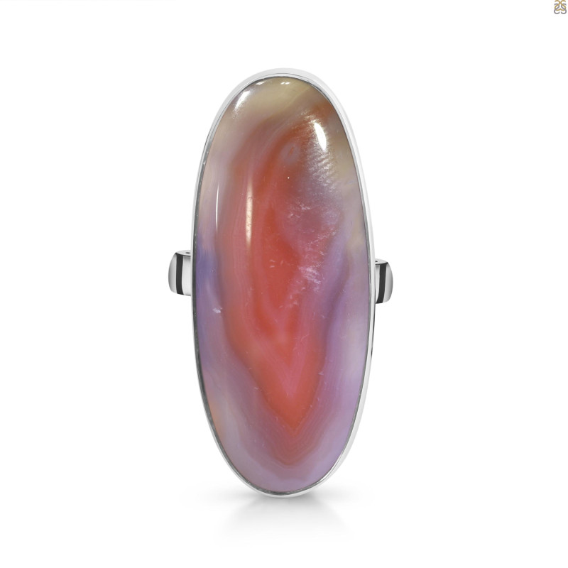 Red Botswana Agate Adjustable Ring-ADJ-R RBA-2-58