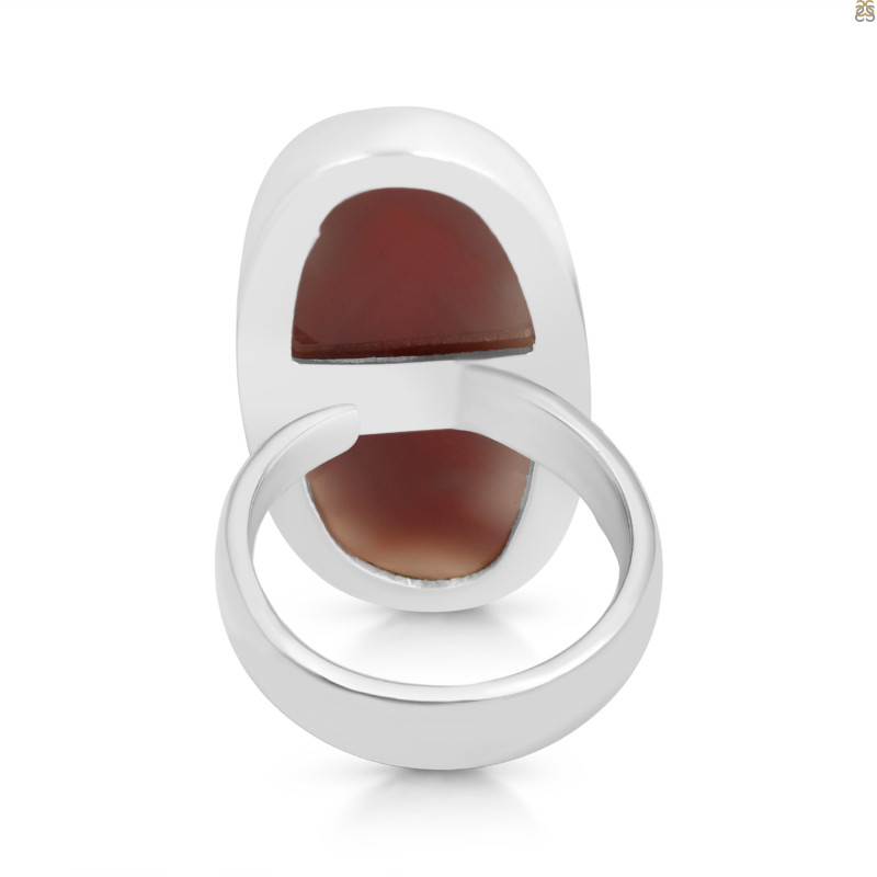Red Botswana Agate Adjustable Ring-ADJ-R RBA-2-58