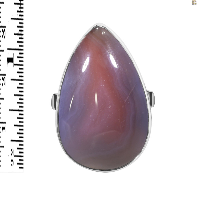 Red Botswana Agate Adjustable Ring-ADJ-R RBA-2-62