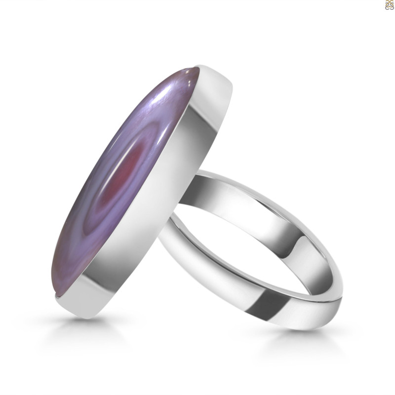 Red Botswana Agate Adjustable Ring-ADJ-R RBA-2-69