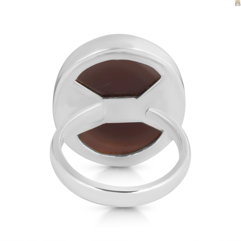 Red Botswana Agate Adjustable Ring-ADJ-R RBA-2-69