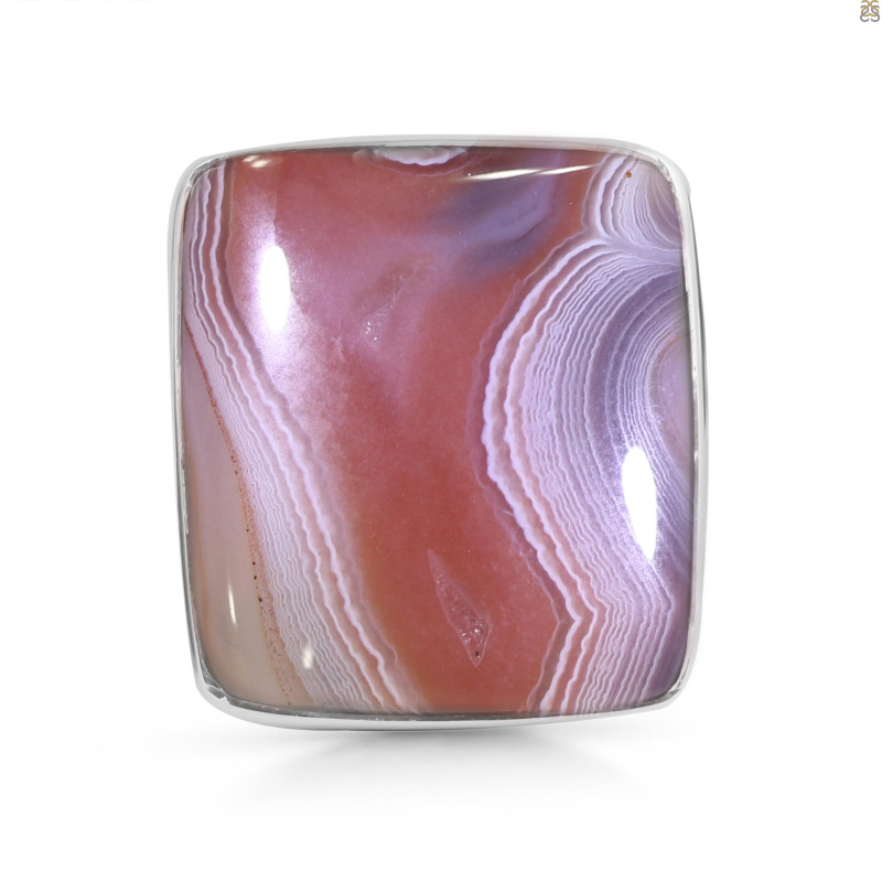 Red Botswana Agate Adjustable Ring-ADJ-R RBA-2-9