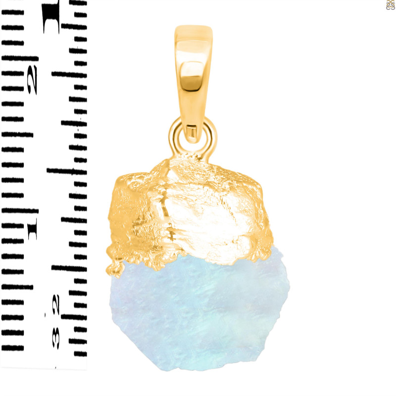Moonstone Raw Crystal Pendant RBM-RCYP-1
