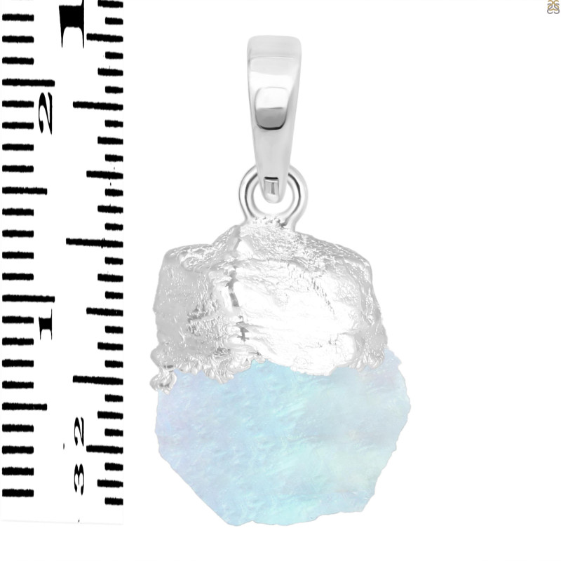 Moonstone Raw Crystal Pendant RBM-RCYP-1