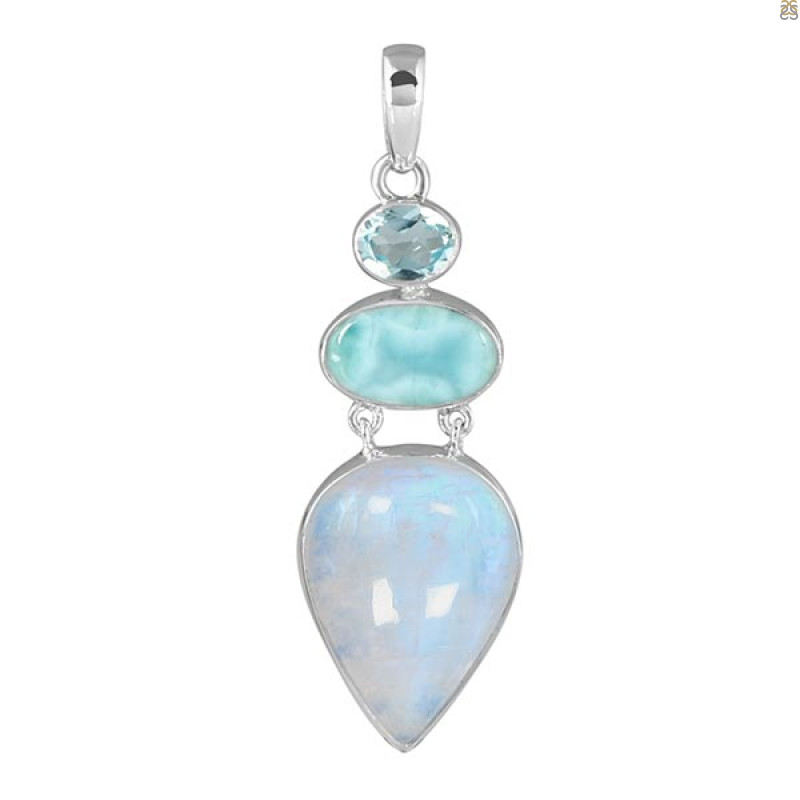Moonstone Pendant-2SP RBM-1-172