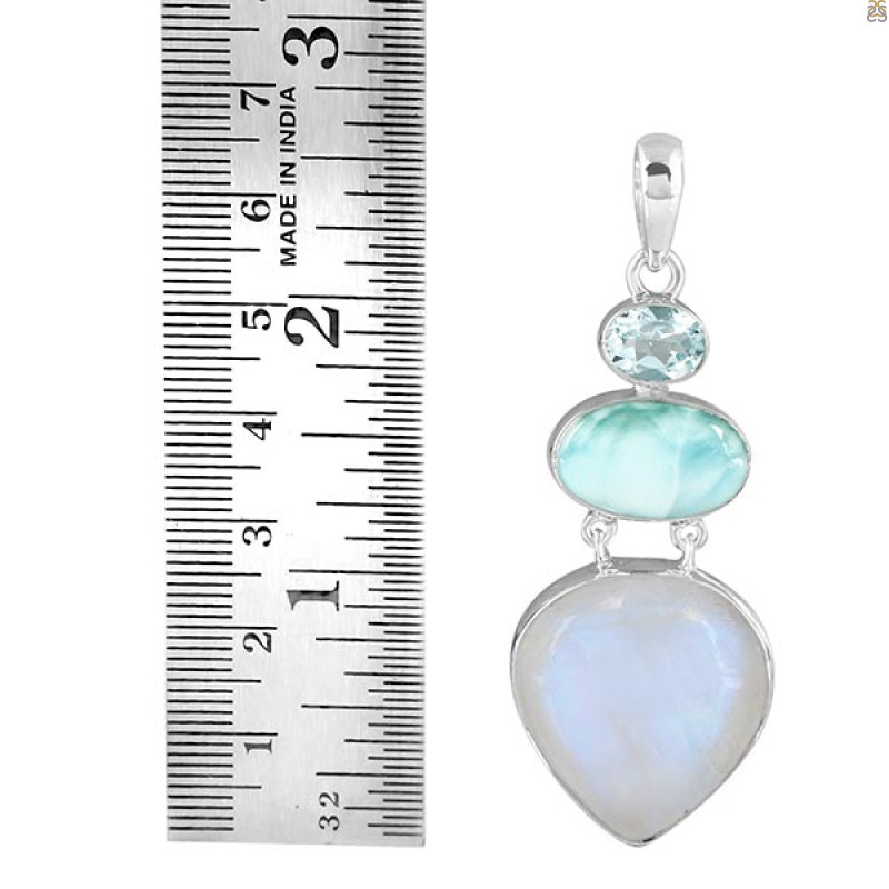 Moonstone Pendant-2SP RBM-1-173