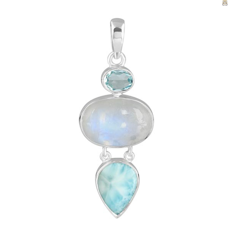 Moonstone Pendant-2SP RBM-1-179
