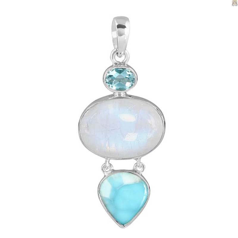 Moonstone Pendant-2SP RBM-1-186