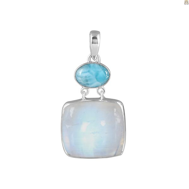 Moonstone Pendant-2SP RBM-1-245