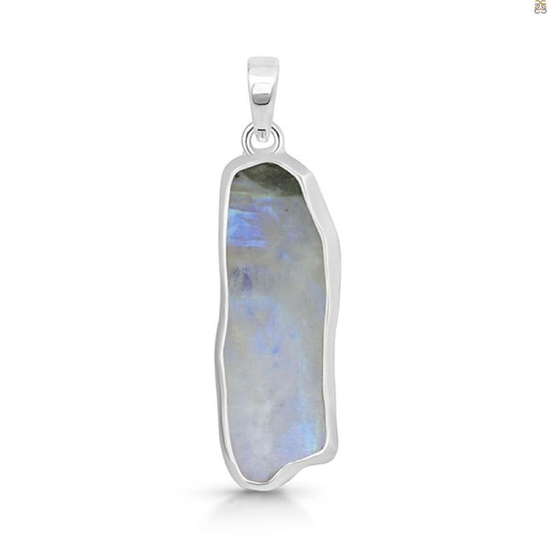 Moonstone Slice Pendant-SP RBM-1-408
