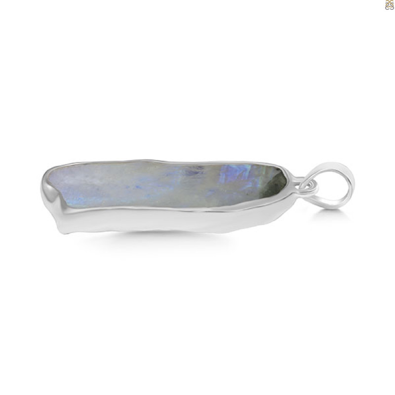 Moonstone Slice Pendant-SP RBM-1-408