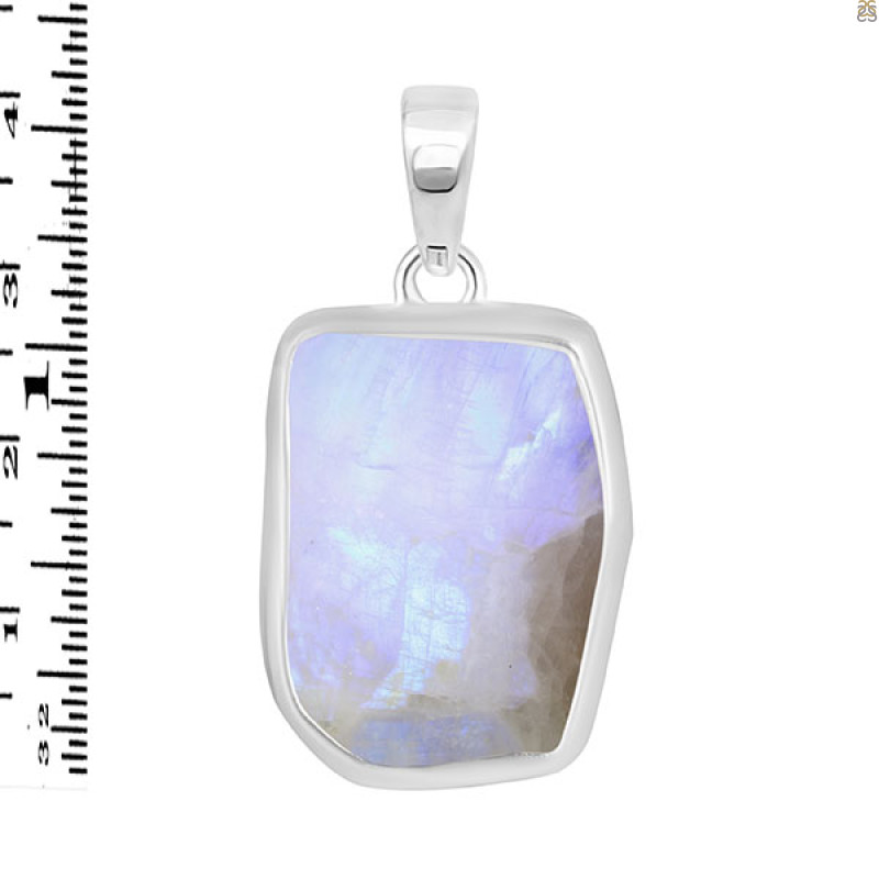 Moonstone Slice Pendant-SP RBM-1-466